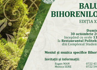 Balul Bihorenilor – eveniment în weekend la Timișoara