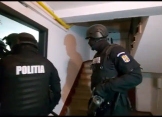 Traficanții de droguri percheziționați și reținuți de Poliția Română și DIICOT într-o operatiune de amploare (video)