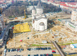 Parcarea Park & Ride de lângă Catedrala Ortodoxă prinde contur