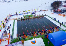 Andrei Enache şi Dragoş Ghile, noi recorduri mondiale la Europenele de înot în ape îngheţate de la Oradea