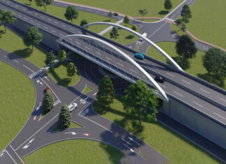 Pasajul intermodal de pe Calea Borșului prinde contur – începe betonarea primului picior al pasajului